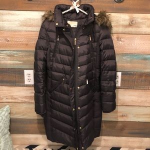 MICHAEL Michael Kors down charcoal winter coat